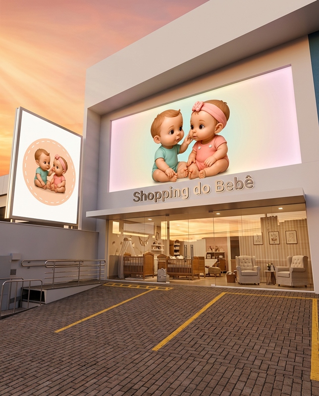 Nossa loja física - Shopping do Bebê